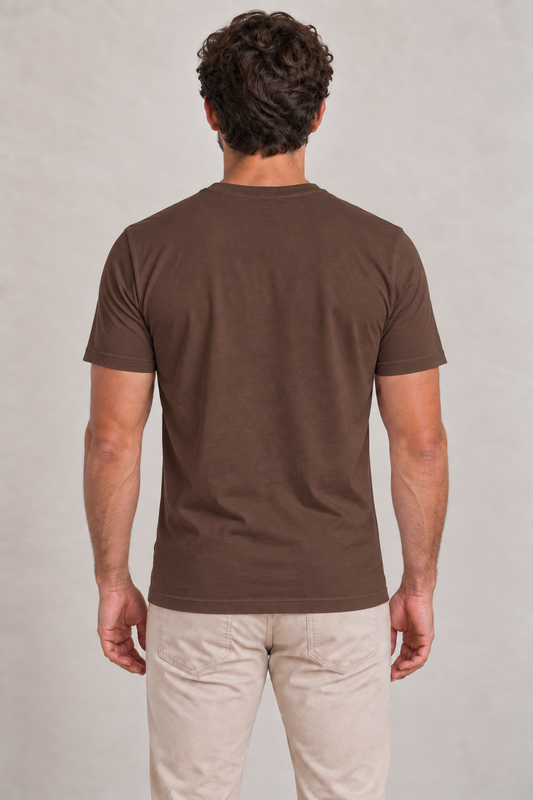 Camiseta Pima Tabaco