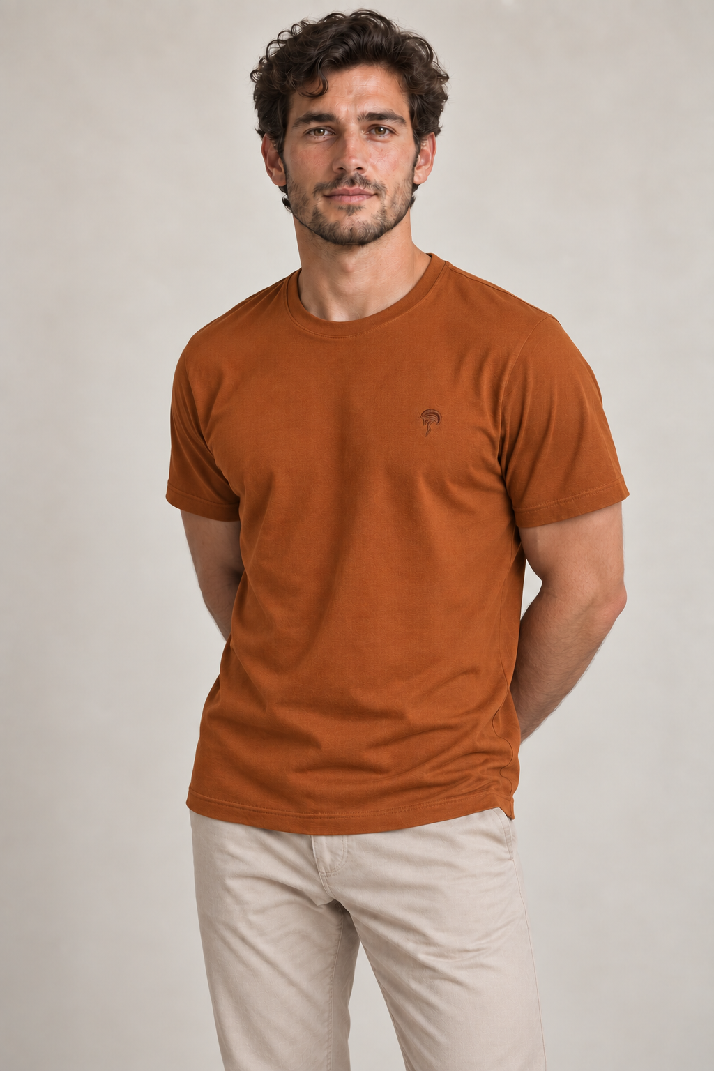 Camiseta Pima Marrom